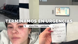 TERMINÉ EN URGENCIAS POR UNA ALERGIA casi me mu3r0 Storytime  EstefanyV [upl. by Liman498]