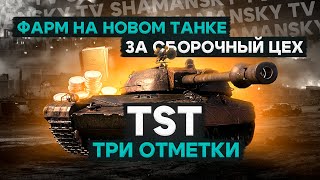 TST  Берем 3 отметки c нуля Тест фарма учимся нагибать на бб [upl. by Atterual850]