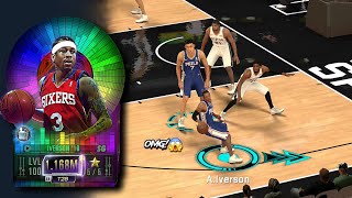 Allen Iverson Playing Streetball In NBA 2K MOBILE [upl. by Neesay]