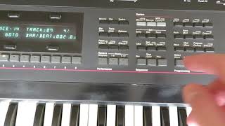 Ensoniq SD1 32 Voice OS410 [upl. by Enoj]