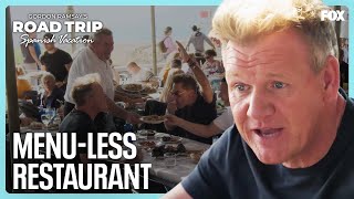 Gordon Visits a MenuLess Spanish Seafood Restaurant  Gordon Ramsay’s Road Trip [upl. by Hareemas770]