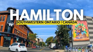 Scenic Drives Hamilton Ontario Canada  McMaster University Downtown Hamilton West Harbour 4K [upl. by Allicirp]