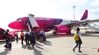 TRIP REPORT  WIZZAIR A320  First Flight Budapest to Bucharest  Full Experience Full HD [upl. by Barbarese]