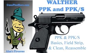 Walther PKKS and PPK Field strip clean and Reassemble plus the basics [upl. by Joris]