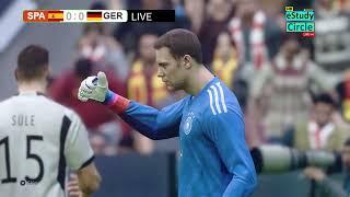 🔴EN VIVO España vs Alemania  EURO 2024  PES 21 Simulation Gameplay [upl. by Rhea]