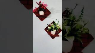 Wall shelf plant holder diycraft youtubeshorts diy trending [upl. by Nodnahs405]