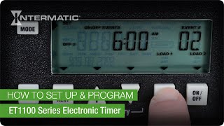 How to Set up and Program the ET1100 Series Electronic Control Time Switch [upl. by Lleret]