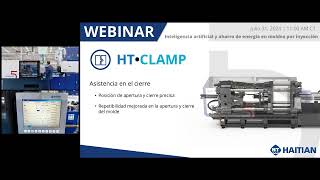 Inteligencia artificial y ahorro de energía en moldeo por inyección Webinar 31 Julio 2024 CLJ HT [upl. by Calloway939]