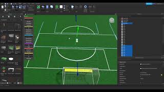 Roblox Studio Build  Soccer Field [upl. by Olympia]