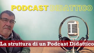 PODCAST DIDATTICO 9  La struttura di un Podcast Didattico [upl. by Agosto]