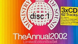 MINISTRY OF SOUND annual 2002 disc 1 [upl. by Okajima]