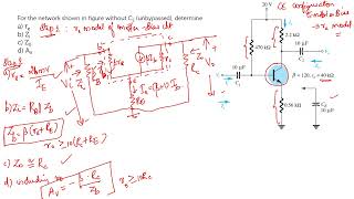 Emitter Biasre modelProblem Few Minutes Learning [upl. by Eyllek]