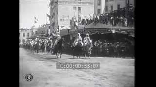 LE MARECHAL LYAUTEY NOMME RESIDENT GENERAL AU MAROC 1912 [upl. by Ellehcil]