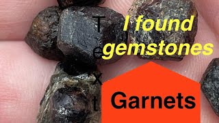 How to find gemstones Prospecting for garnets on the moon🌙 [upl. by Ennaj]