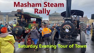 Masham Steam Rally 2023  Saturday evening in the Market Square [upl. by Far548]