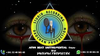 AFRO BEAT INSTRUMENTAL Triste By Daochan Production 2024 [upl. by Nyrem]