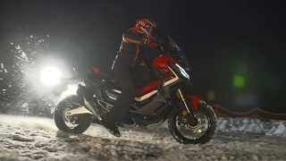 Honda XADV Marc Márquez experiences the XADV on the snow [upl. by Summers]