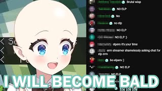 Mint goes bald because chat doesnt want to help 【Maid Mint Fantome amp Dokibird】 [upl. by Eruot739]