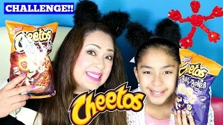 Hot Cheetos Bag of Bones HALLOWEEN Skeletons Challenge B2cutecupcakes [upl. by Ybrik]