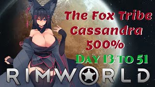 Rimworld The Vixen War Tribe Cassandra 500 Part 2 [upl. by Aitetel]