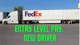 Truck Driver Salary Entry Level  FedEx Ground [upl. by Valenta]