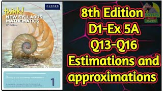 Q13Q16  Ex5A  D18th edition  Chap 5  Estimation and Approximation  In Urdu [upl. by Aubigny]