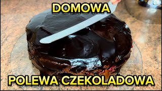 Domowa POLEWA CZEKOLADOWA👩‍🍳  idealna do ciast i muffinek 🧁 [upl. by Diane123]