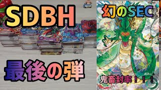 「SDBH」いよいよSDBH、最後の弾の開幕！鬼畜LSECを狙って800レンコ！！！ [upl. by Yekram]