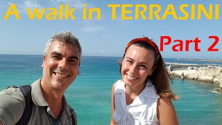 Our walk in Terrasini Sicily  Part Two  From the Mother Church to Praiola beach [upl. by Akinorev]