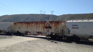 UP 2457 Leads Northbound Mojave Local Train passes through Blue Cut CA [upl. by Nelyak96]