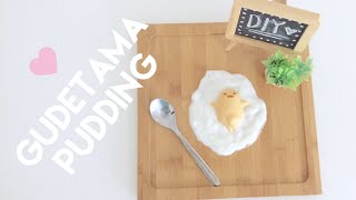 Gudetama Pudding Lazy Egg DIY Japanese Candy Kit [upl. by Yerffe]