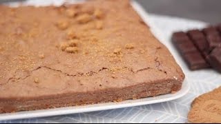 Brownie au chocolat et aux spéculoos [upl. by Janiuszck]