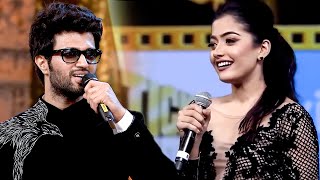 Youth Icons Vijay Deverakonda and Rashmika Mandanna captivate with their loving speech [upl. by Allanson512]