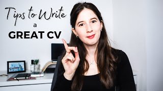 How To Write a Great CV UK  Top Tips to write your CV [upl. by Daryle]