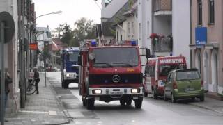 LF 1612 Feuerwehr Lorsch  GKW 1 THW Heppenheim [upl. by Aillil]