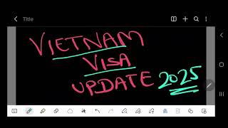 Vietnam visa update 2025 🇻🇳  How to apply e visa all details  vietnamvisa [upl. by Nahtanod816]