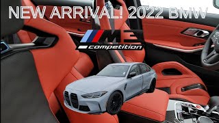 NEW ARRIVAL 2022 BMW M3 Competition Brooklyn on Fiona Red M Carbon Buckets [upl. by Radloff759]