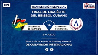 ⚾️Gran Final de la Liga Élite del Beisbol Cubano Cocodrilos de Matanzas🐊 Vs 🗡Cazadores de Artemisa [upl. by Uah]