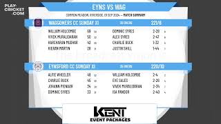 Eynsford CC Sunday XI v Waggoners CC Sunday XI [upl. by Kaz]