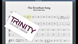 The Riverboat Song Trinity Grade 5 Guitar [upl. by Melleta]