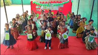 my students green colour day celebration in our schoolSwathi [upl. by Sirehc]