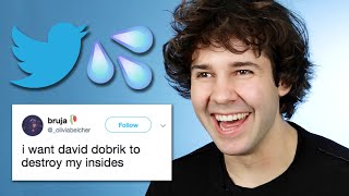 David Dobrik Reads Thirst Tweets [upl. by Anstice556]