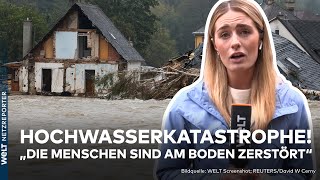 HOCHWASSER Katastrophale Lage in Österreich Polen und Tschechien Keine Entwarnung für Deutschland [upl. by Sucrad672]