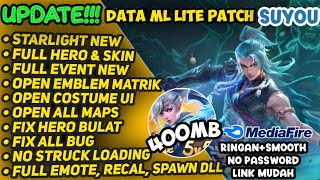 Data ML Lite Full Event 400MB Patch Suyou  ML Lite  Cara Mengatasi Lag amp Patah Patah [upl. by Aitret830]