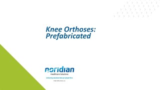 Knee Orthoses Prefabricated [upl. by Erick]