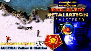 Red Alert Remastered  Counterstrike Soviet 7  Soldier Volkov amp Chitzkoi AUSTRIA  HARD [upl. by Palla]