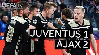 JUVENTUS 12 AJAX UCL HIGHLIGHTS [upl. by Warfeld546]