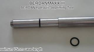 BERDANMAXX III hydraulic depriming tool [upl. by Sanfred134]