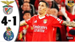 Benfica vs Porto 41 Highlights and All Goals 2024 [upl. by Ardnoik]