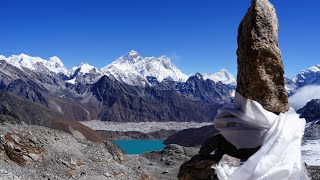 Ep10 day1112 26Oct2023 Hiked to Gokyo ri 5360m Oct27 renjo la pass 5360m to Lungden4380m [upl. by Teyut]